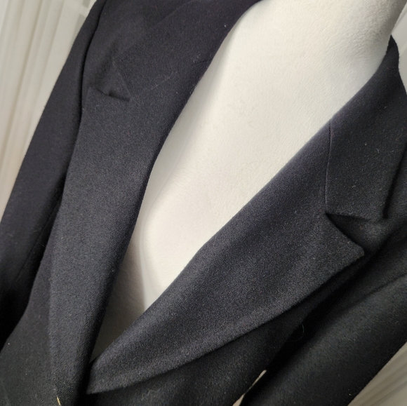 Women's Pendleton Classic 100% Virgin Wool Black Jacket Blazer Size 12 - Picture 6 of 6